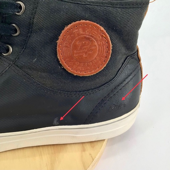 PF Flyers Men's/Women's Coated Canvas Hi Casual Sneaker Men's Sz 12/ Women 13.5 - Picture 14 of 16